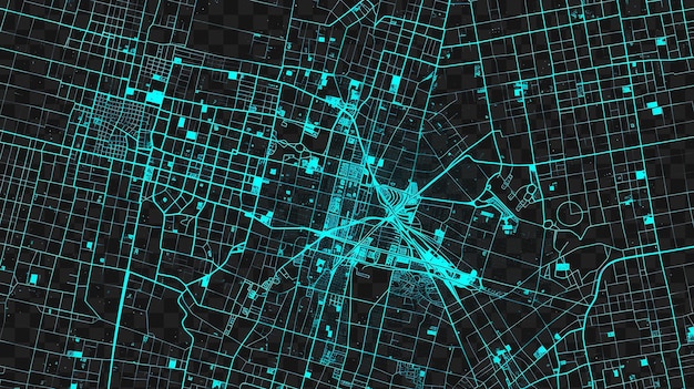 PSD textura de los mapas de la ciudad de neón luminoso problemas en el mapa textura del material disturbación del collage diseño de clipart y2k
