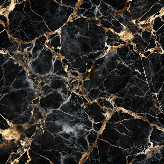 textura de mármol negro sobre un fondo transparente