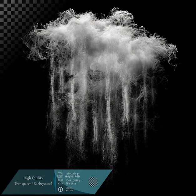 Textura de las nubes de humo blanco