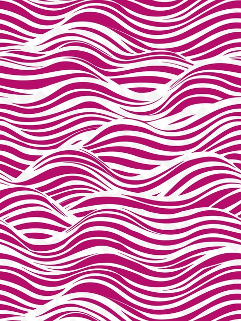 Textura de ondas onduladas con arreglo simétrico y apretado en PNG Decoración de fondo de superposición creativa