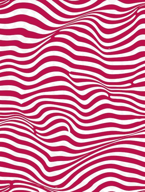 Textura de ondas onduladas con arreglo simétrico y apretado en PNG Decoración de fondo de superposición creativa
