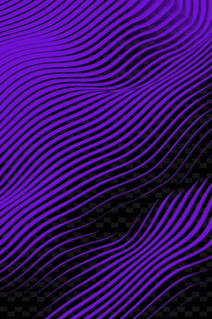 Textura de ondas suaves con arreglo simétrico y apretado en PNG Decoración de fondo de superposición creativa