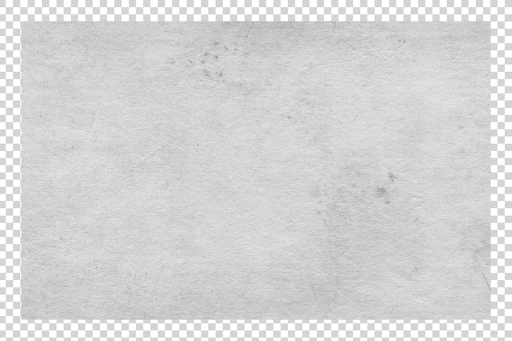 PSD textura de papel blanco sobre un fondo transparente