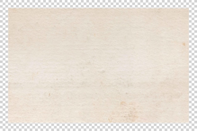 Textura de papel marrón PSD sobre un fondo transparente