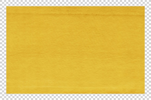 Textura de papel marrón PSD sobre un fondo transparente