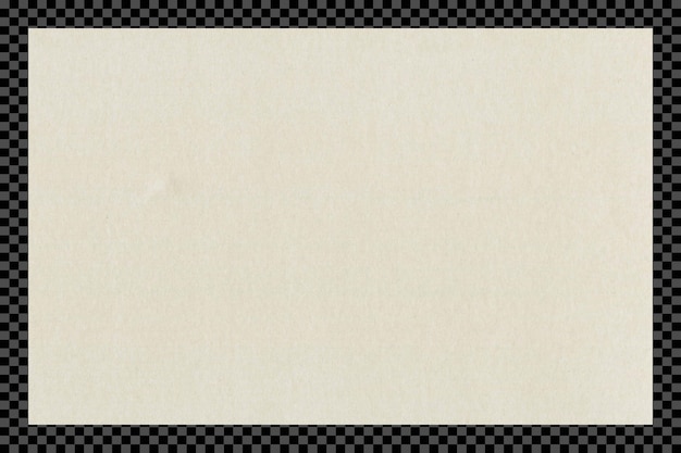 Textura de papel PSD en fondo transparente