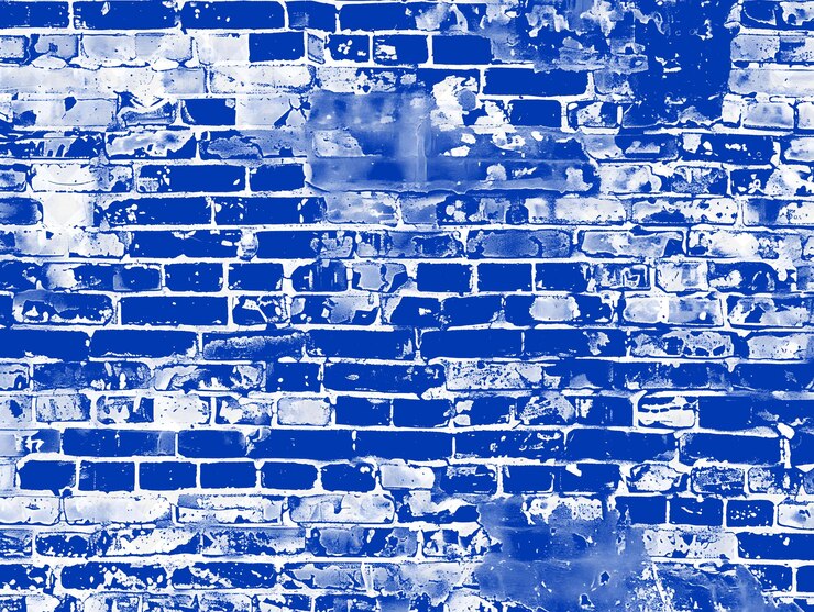 PSD textura de pared de ladrillo con patrón regular rectangular y cuadrícula decoración de fondo de superposición creativa png