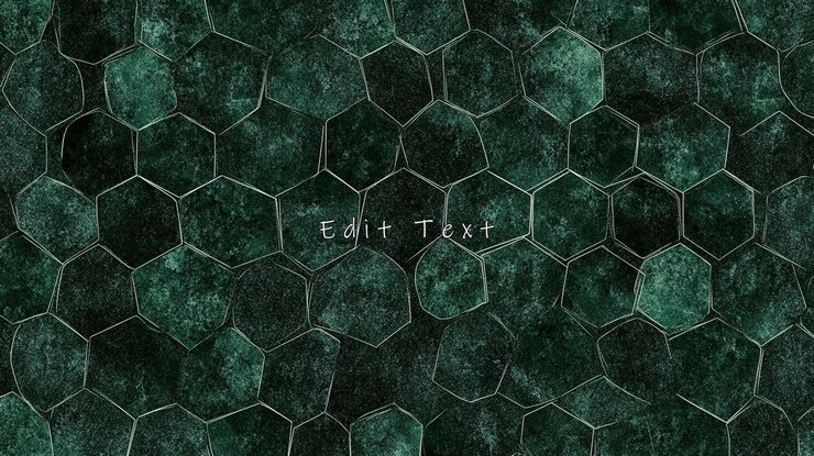 PSD textura de patrón hexagonal de color verde oscuro