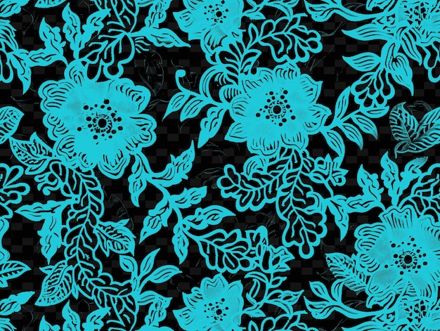 Textura de patrones florales de encaje con trabajo abierto intrincado y decoración de fondo de superposición creativa Del PNG