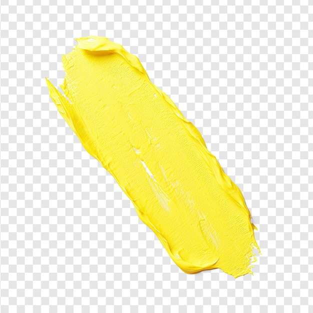 PSD textura de pintura de marcador de texto amarillo claro aislada sobre fondo de transparencia psd