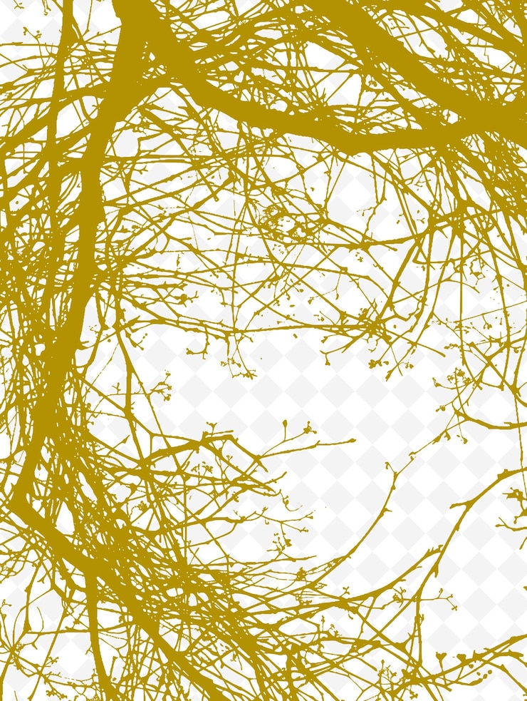 PSD textura de ramas tejidas de nido con ramas entrelazadas y decoración de fondo de superposición creativa png intrincada