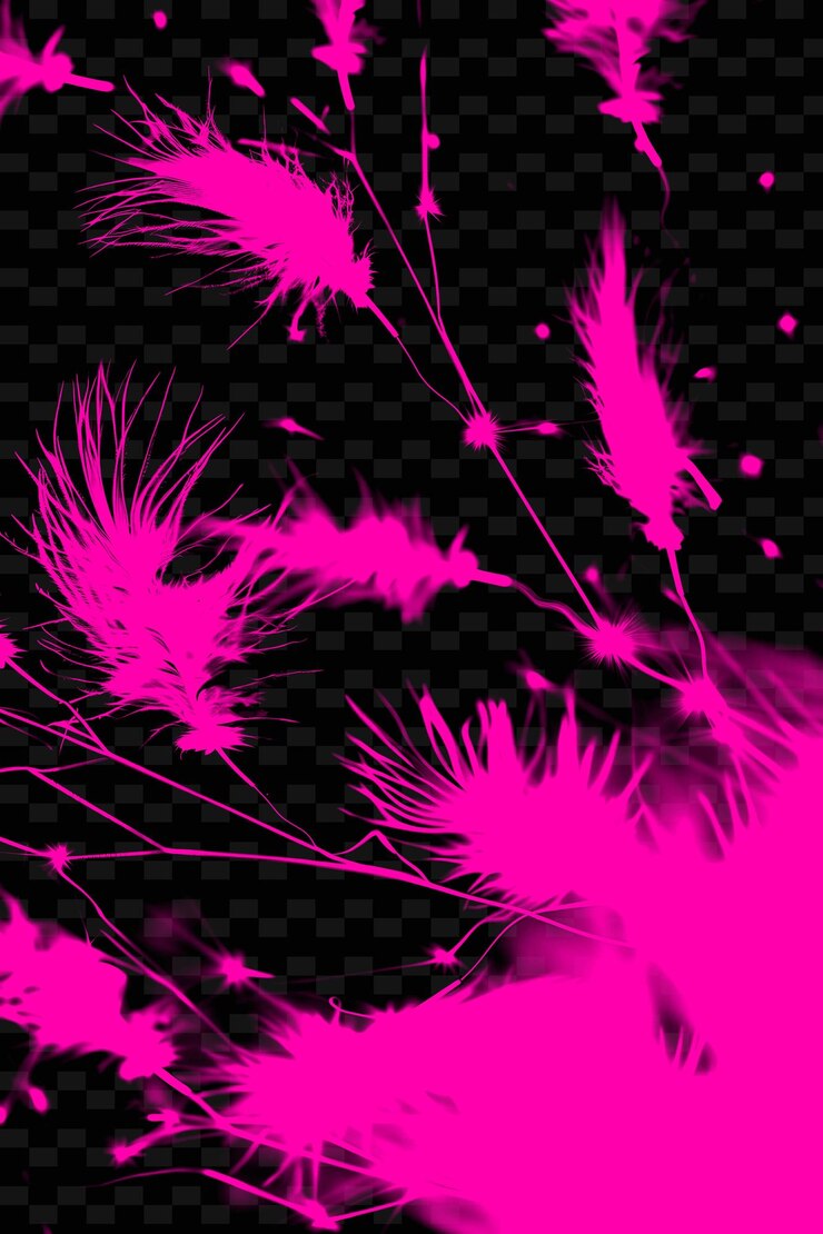 PSD textura suave de barbas de pluma con ramificación delicada y decoración de fondo de superposición creativa png