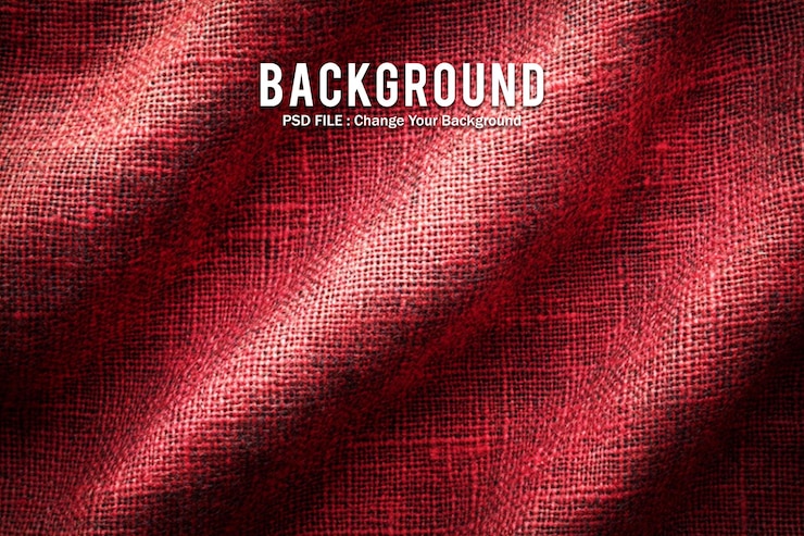PSD textura de la tela de yute de fondo psd