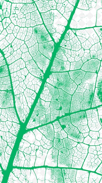 Textura de las venas de las hojas con ramificación irregular y escasa paté PNG Decoración de fondo de superposición creativa