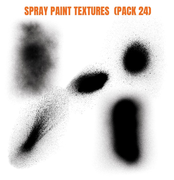 Texturas de la pintura en aerosol