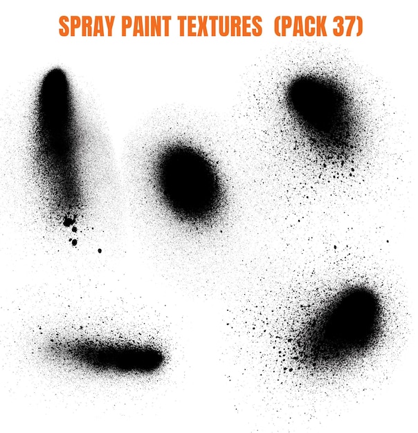 Texturas de la pintura en aerosol