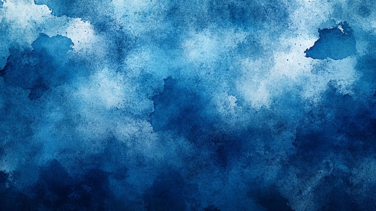 PSD texture abstraite à l'aquarelle douce bleue