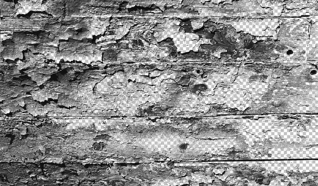 Texture de bois fissuré transparent pour l'effet grunge de fond