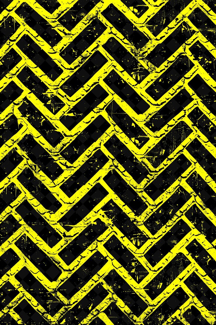 PSD texture en brique avec motif en zigzag et uniforme sur les collections de fond abstraites de la nature