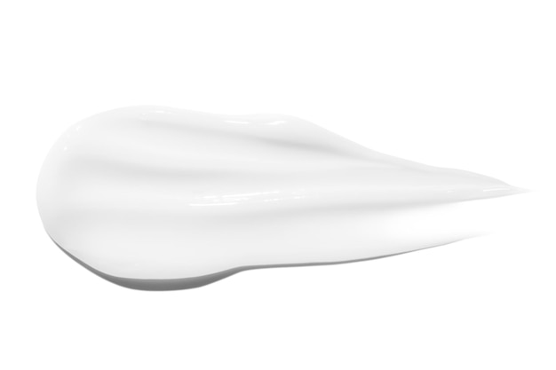Texture crémeuse de lotion cosmétique appliquée sur un fond vide Produit de beauté pour le soin de la peau