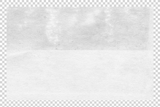 Texture di carta bianca su sfondo trasparente