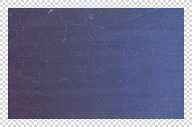 Texture di carta blu PSD su sfondo trasparente