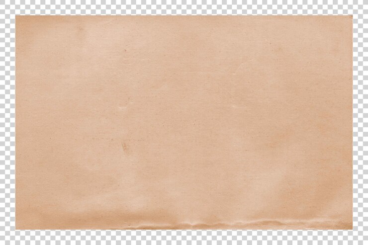 PSD texture di carta marrone psd su sfondo trasparente
