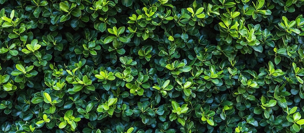 Texture di fogliame verde denso