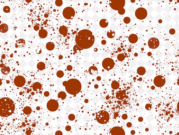 PSD texture di polka punteggiate con dispersioni casuali e scarse sulle collezioni di sfondo astratte di fab nature