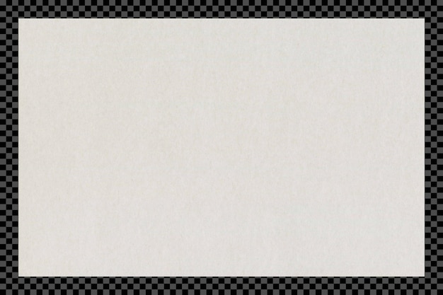 Texture du papier PSD sur fond transparent