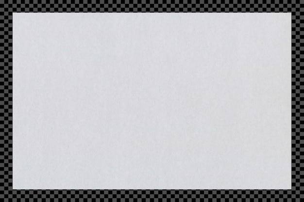 Texture du papier PSD sur fond transparent