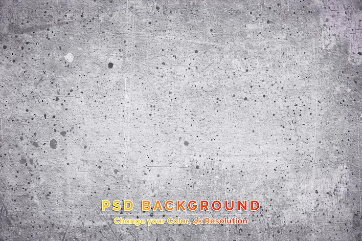 PSD texture du vieux mur de béton gris pour le fond