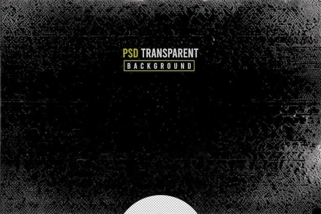 Texture grunge effet grunge demi-ton PSD fond transparent