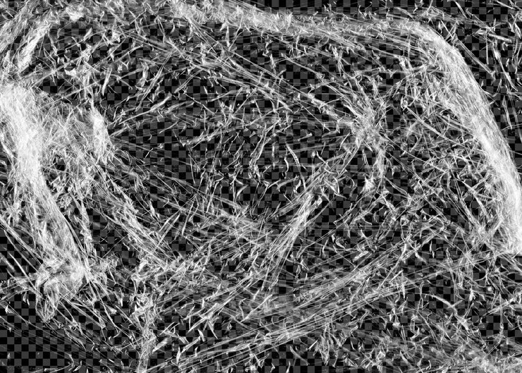 PSD texture in plastica trasparente psd sullo sfondo