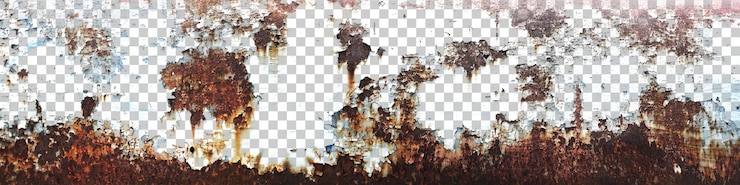PSD texture metalliche arrugginite e deteriorate