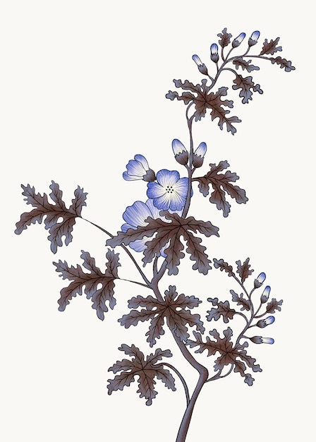 Texture de neige sur fond bleu