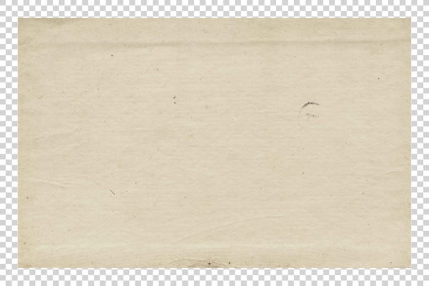 Texture de papier brun PSD sur fond transparent