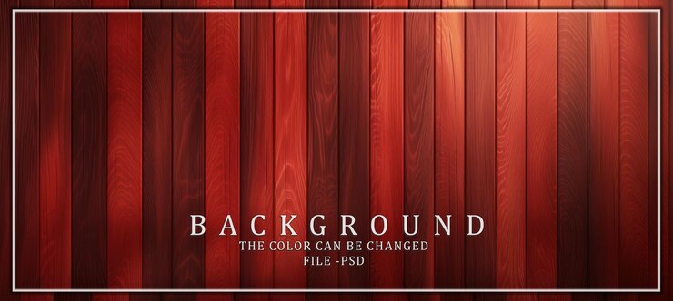 PSD texture de la planche de bois rouge