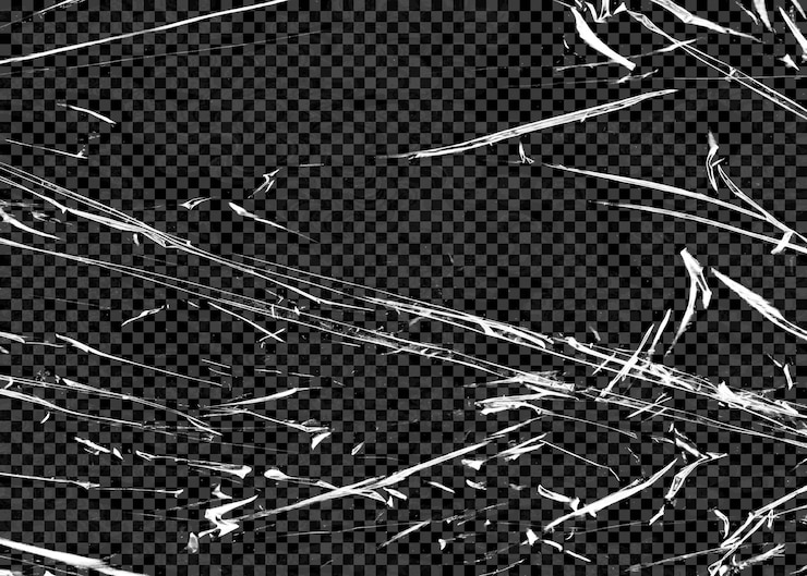 PSD texture en plastique transparent psd sur le fond