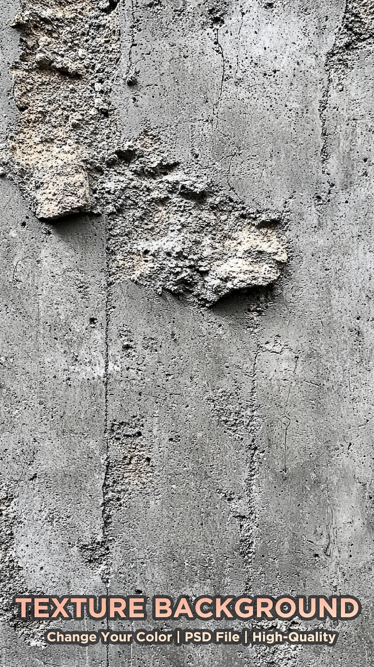 PSD texture de la surface du béton
