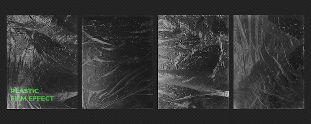 Texturen mit Kunststofffilm-Effekt