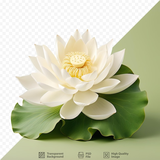 PSD thai-lotus im grünen laub