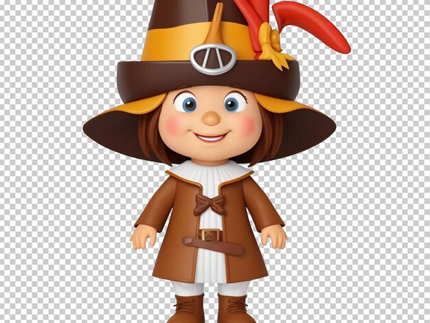 PSD thanksgiving 3d cartoon clip art figur