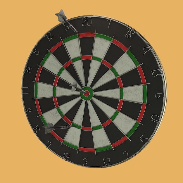 the dart 3d rendering