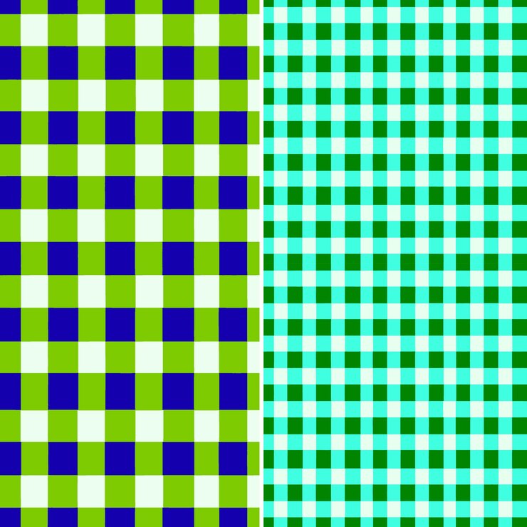 PSD the green and blue squares are lined up in a row