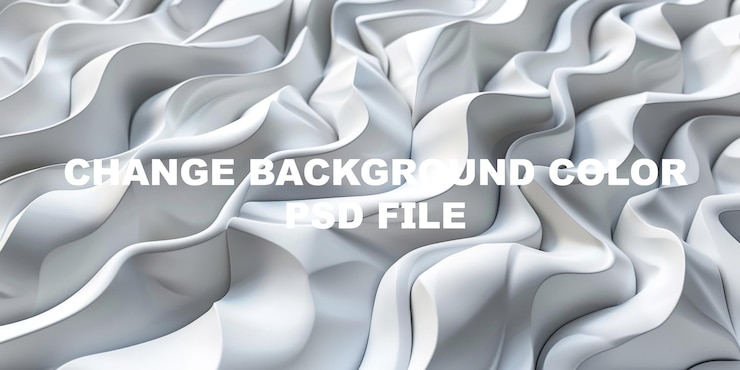 PSD the image is a white and gray wave pattern
