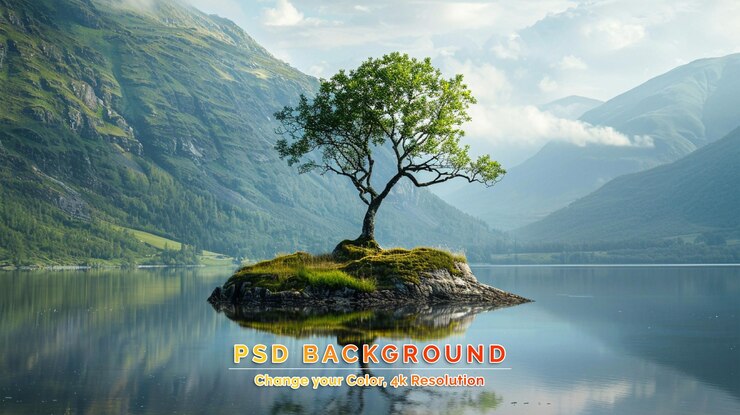 PSD the lone tree in snowdonia national park