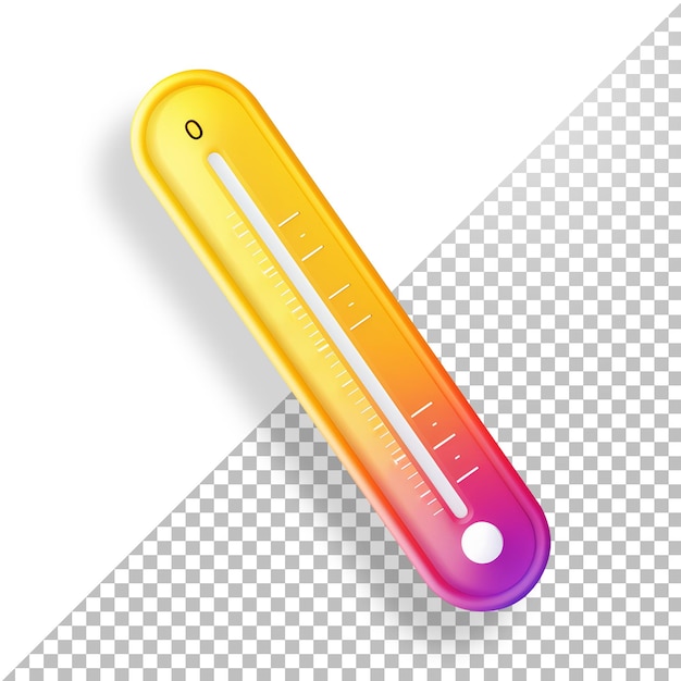 PSD thermometer 3d ohne hintergrund