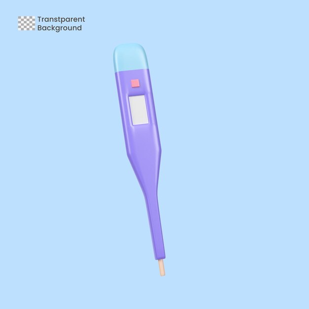 PSD thermometer-3d-symbol