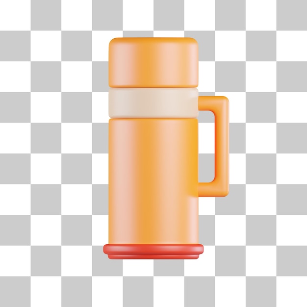 Thermos 3D-Symbol